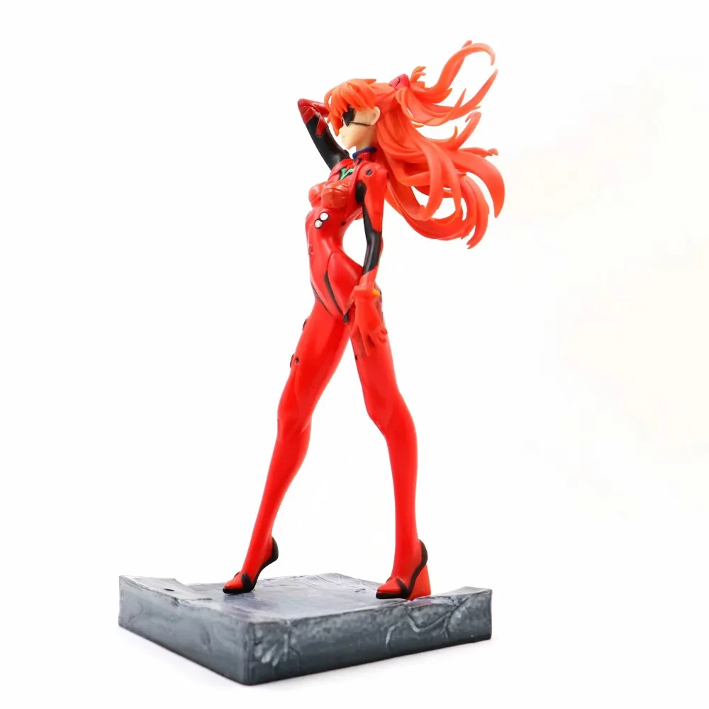 Haocaitoy Фигурки игрушки Asuka Langley Soryu спортивная одежда Аниме фигурки Evangelion Куклы Игрушки для коллекционирования подарок 23 см