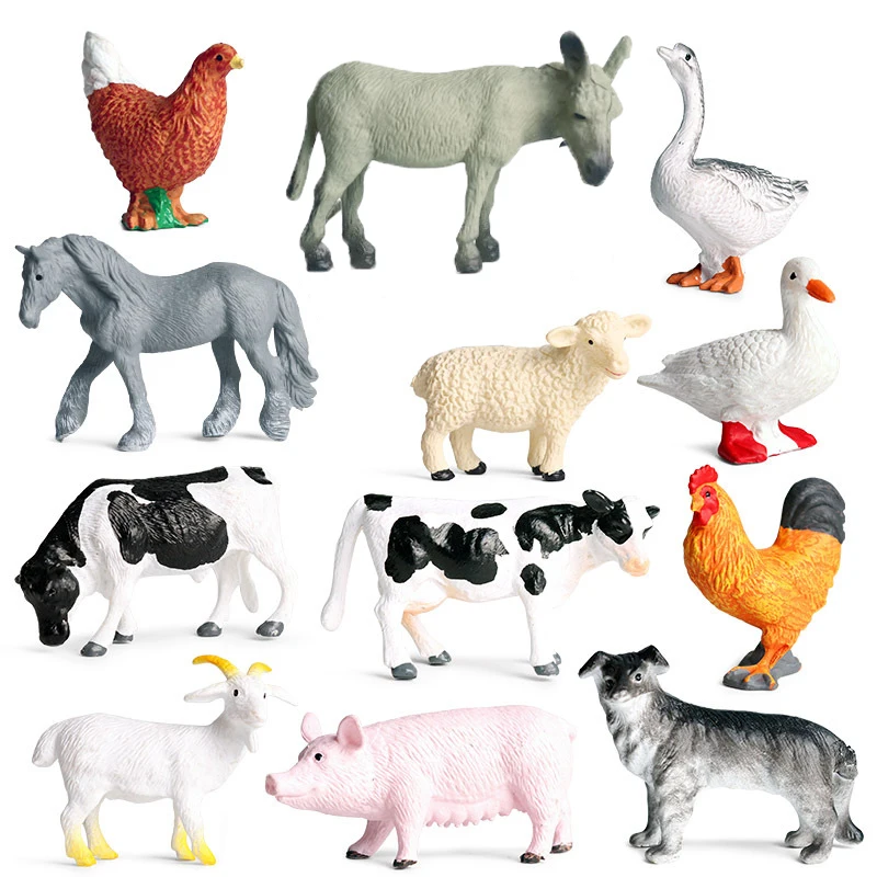 12 шт. сафари фигурки животных игрушки разные разновидности зоопарк джунгли