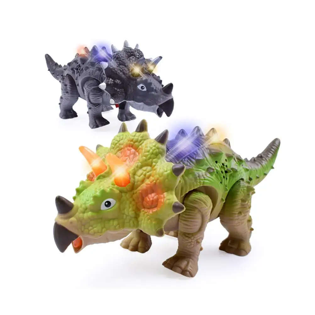 Электрическая ходячая игрушка динозавра со светодиодной подсветкой модель