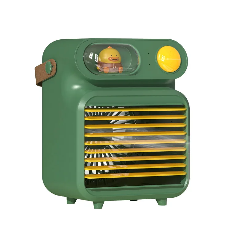 

Охладитель воздуха USB настольный мини вентилятор кондиционер Светильник Настольный вентилятор воздушного охлаждения увлажнитель для офис...