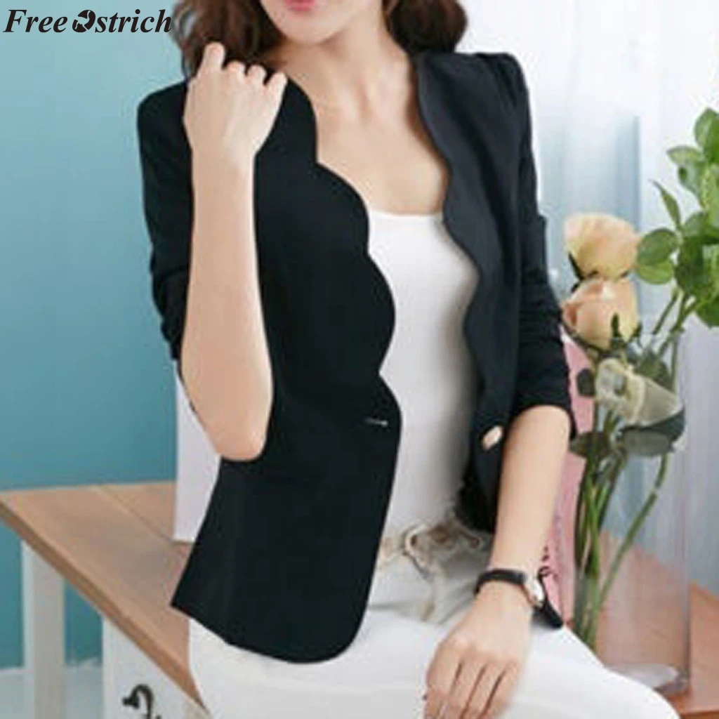 Женский блейзер с длинными рукавами SAGACE розовый однотонный пиджак на одной