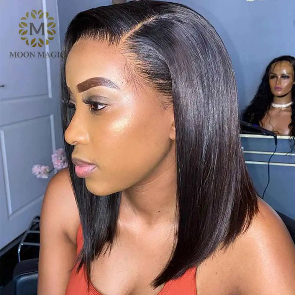 Парик с вырезами лодочкой парик фея прямые парики для черных женщин из