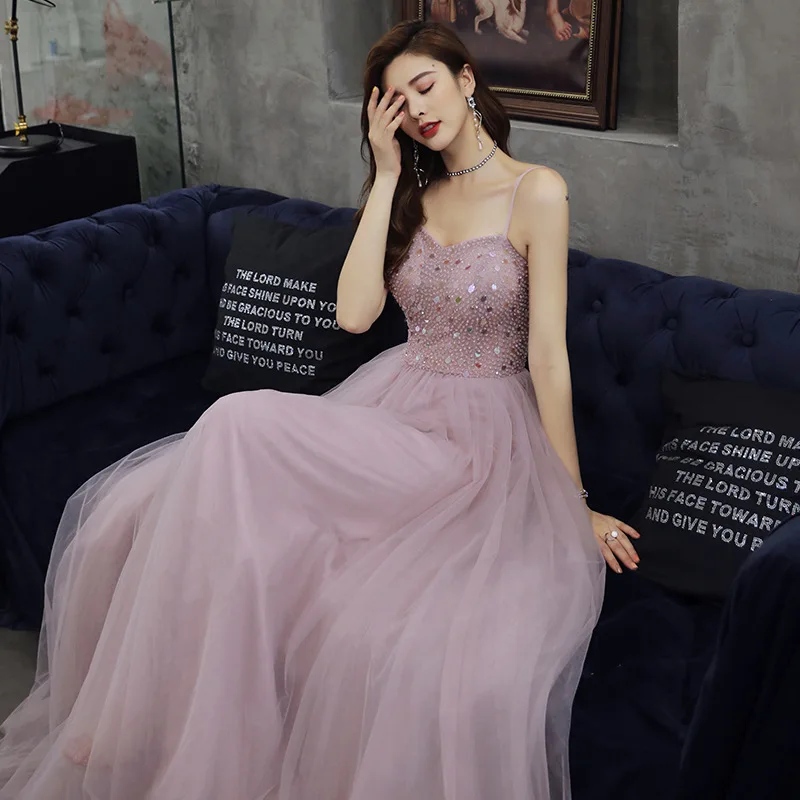 

Spaghetti Chinese Oriental V-Neck Full Length Wedding Women Sexy Cheongsam Evening Dress Elegant Princess Dresses Modern Qipao