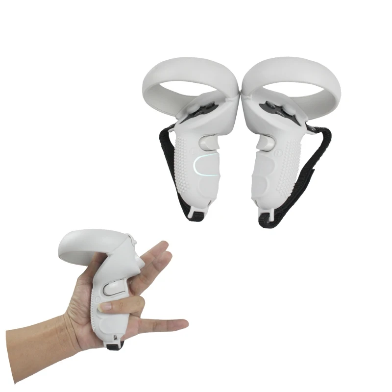 

VR Accessories Protective Cover For Oculus Quest 2 VR Touch Controller Case With Knuckle Strap Handle Grip For Oculus Quest 2