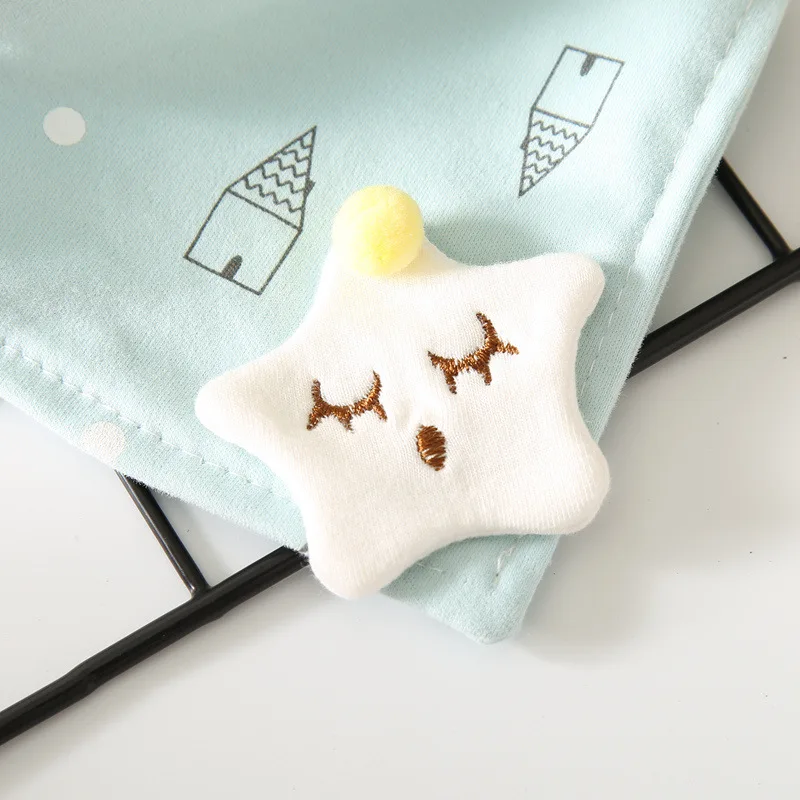 4 шт. упак. Детский шарф бандана из хлопковой ткани нагрудники для новорожденных