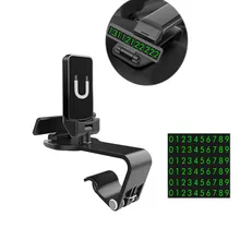 Universal Phone Holder In Car Rotatable Dashboard Magnetic Bracket Sun Visor Mobile Phone Stand Smartphone Mount Support