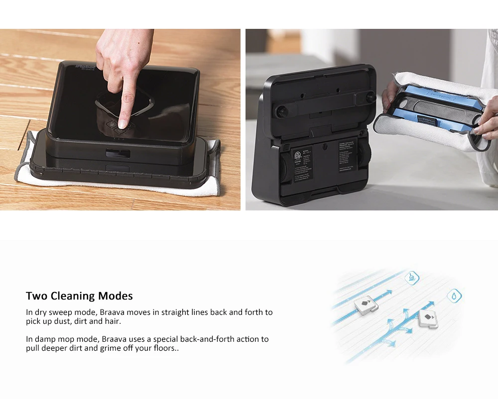 Робот-пылесос IRobot Умный домашний пылесос для влажной и сухой уборки беспроводной