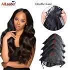 Alileader двойная кружевная шапочка для парика с регулируемыми ремешками для того, чтобы сделать фонарик для черных женщин на спине, швейцарская кружевная сетка для волос