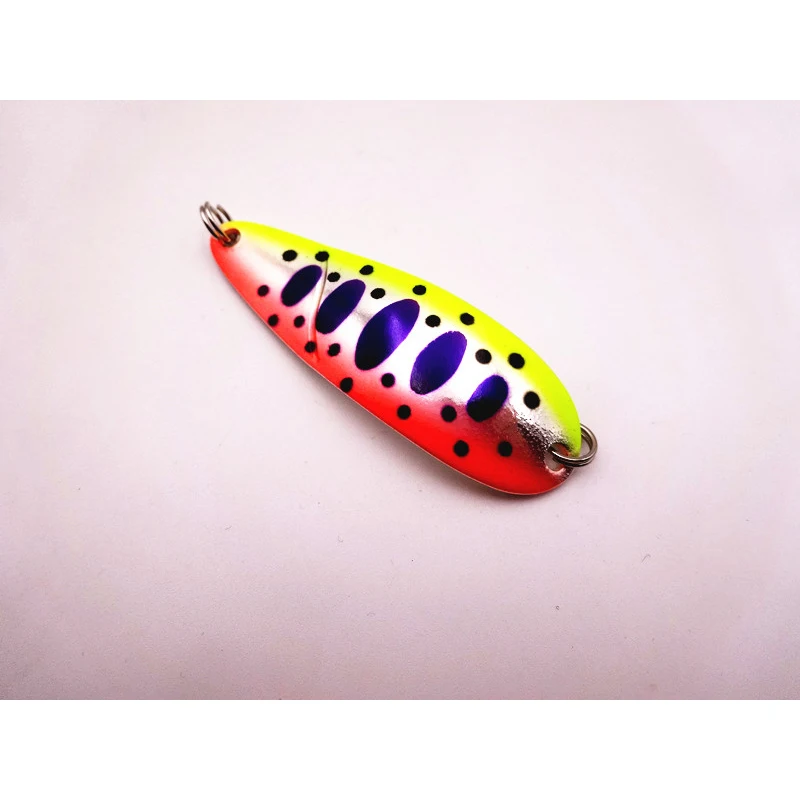 Хорошо! Рыболовная приманка медная блесна с серебряным покрытием 11 5 г 65 мм