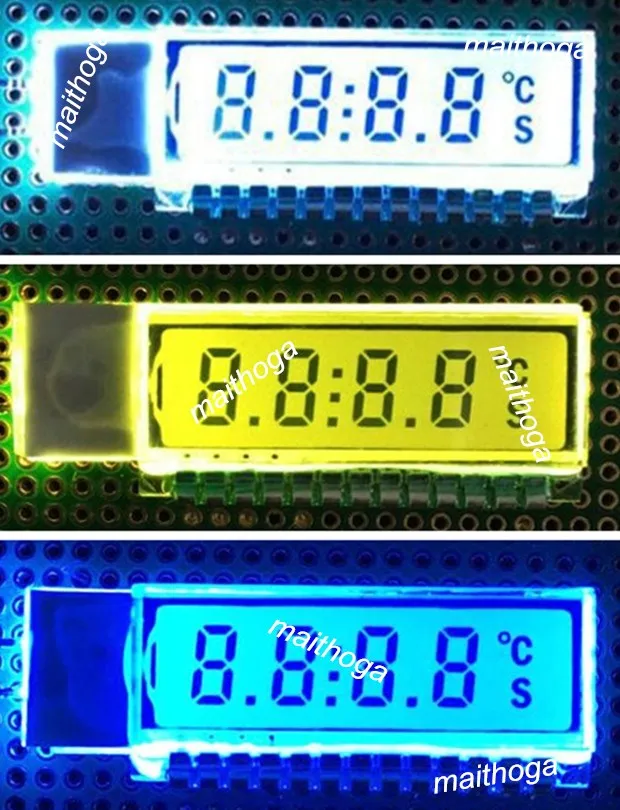 13PIN TN положительный 4 знака после запятой сегмент ЖК дисплей Панель HT1621 Драйвер IC