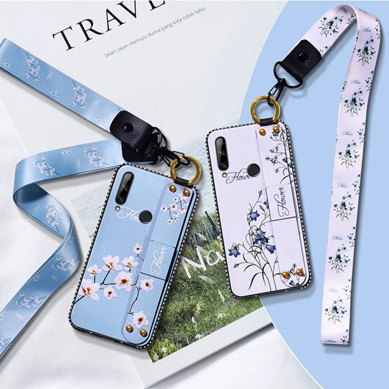 

Wrist Strap Lanyard Case For Huawei Y9Prime2019 Y5 Y6 Y7 Y8P Y9S 2018 2019 P Smart Nova 3i 3e 4 4e 5 5T 6SE 7 7SE P40Lite Cover