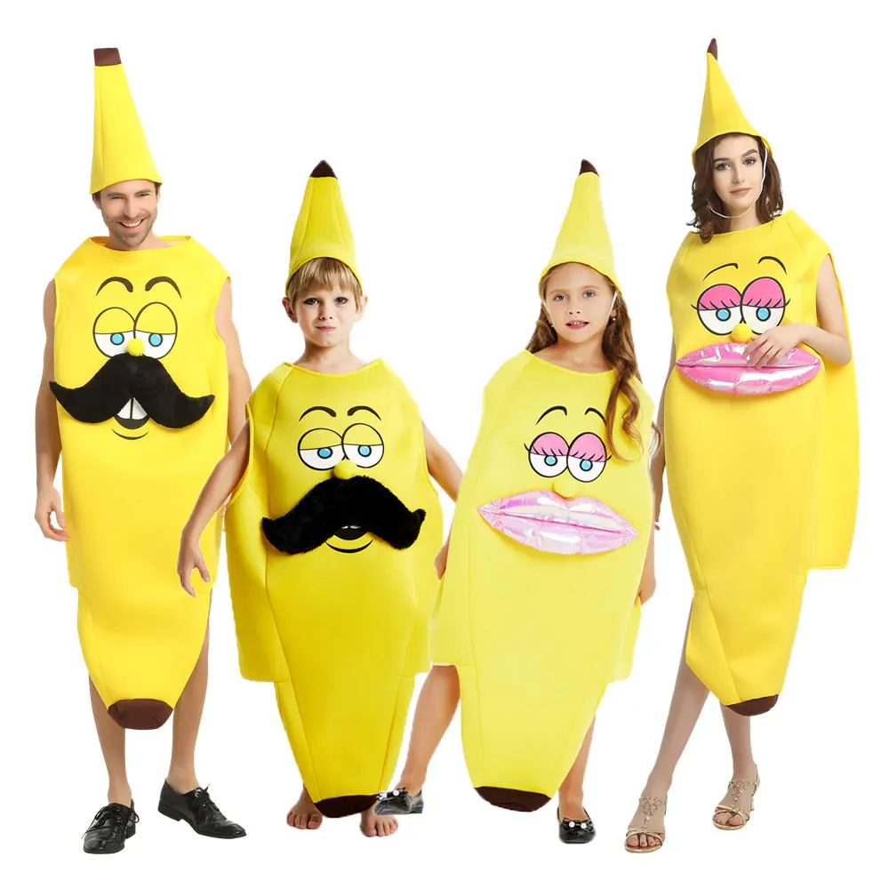 Umorden Новинка для вечевечерние Женский смешной костюм в виде банана с фруктами