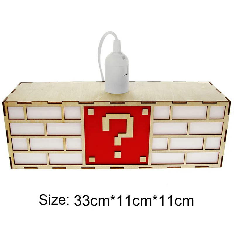 

Homhi Question Mark Block Suspension Luminaire Child Bedroom Decoration Creative Lamp Kids Ceiling Chandelier Birthday Gift