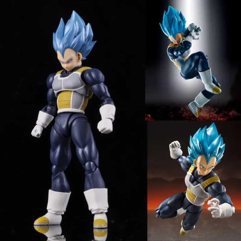 

Anime Dragon Ball Blue Hair SHF Vegeta Action Figure Figure Model Toy Gift