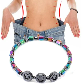 Weight Loss Bracelet - Round Magnetic Colorful Stone 1
