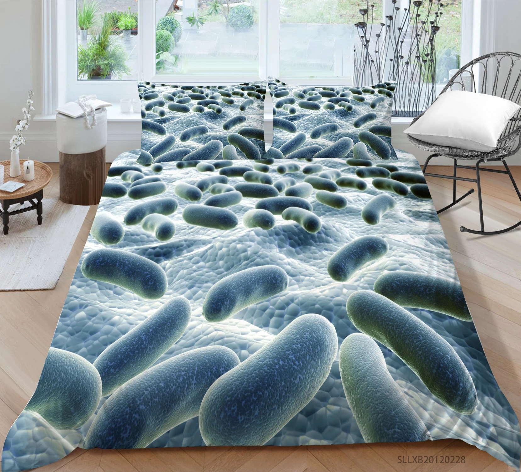 

Постельное белье в синюю полоску с 3D рисунком, комплект пододеяльников с наволочками, все размеры, двойные, полный, Королевский размер, 2/3 шт.