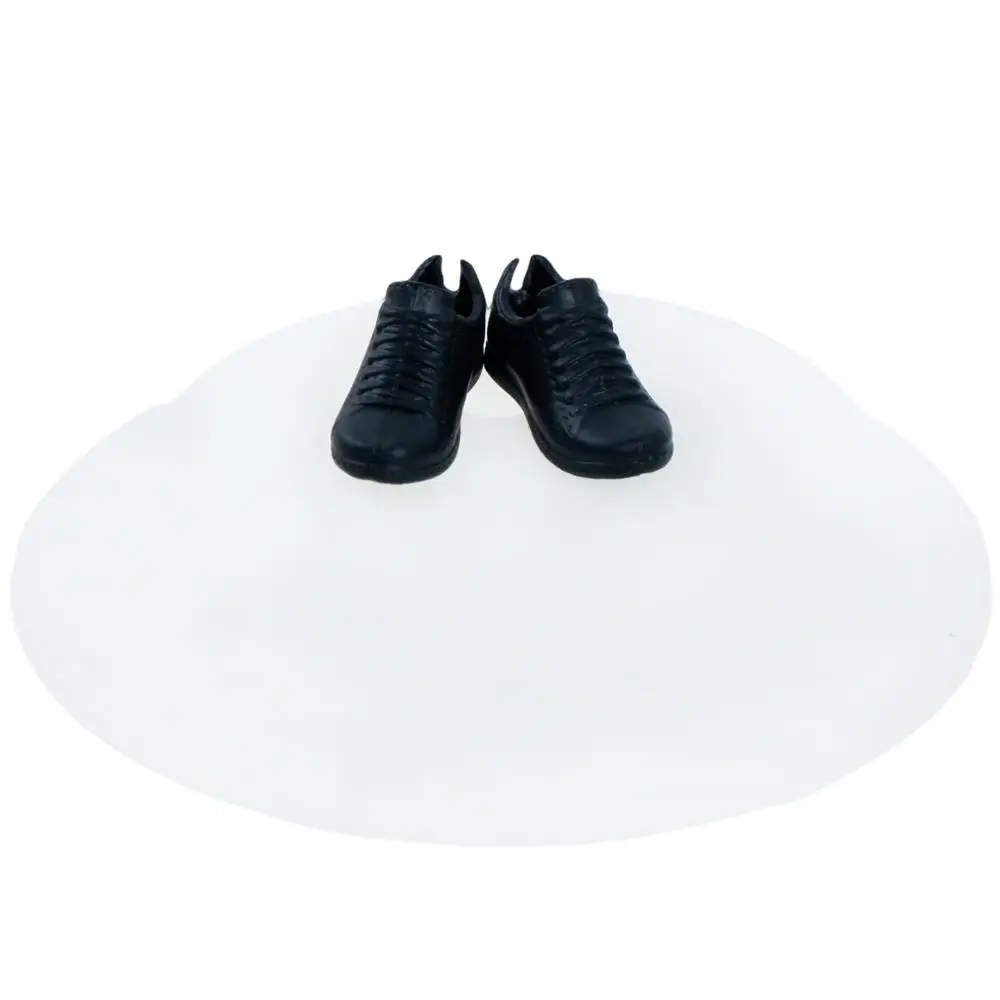 2 предмета = 1 черная обувь на плоской подошве высокого качества + Короткая