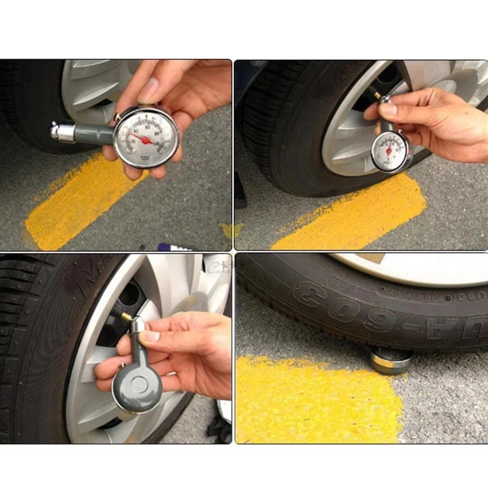 Металлический Автомобильный манометр автомобильный измеритель давления