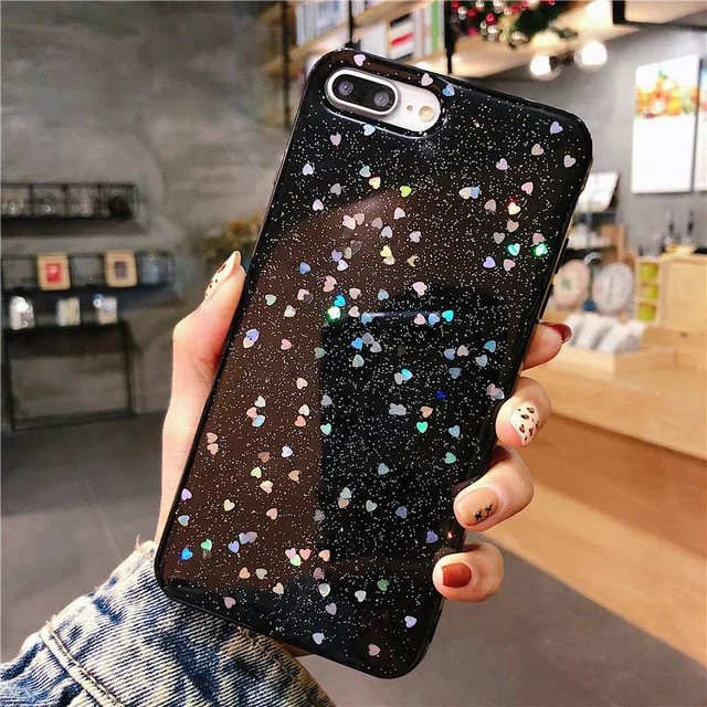 Lovebay чехол для телефона для iPhone 11, 6, 6 S, 7, 8 Plus, X, XR, XS, 11Pro, Max, гальваническое покрытие, звездная волна, прозрачный мягкий ТПУ чехол для iPhone X - Цвет: SJ3731B