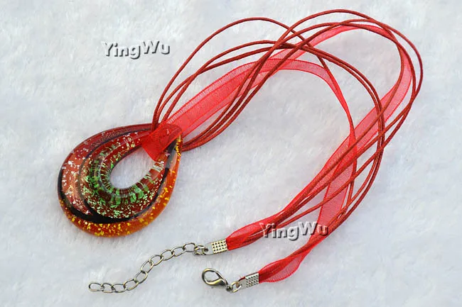 Капля воды блеск закрученный узор лэмпворк муранская итальянская венецианская