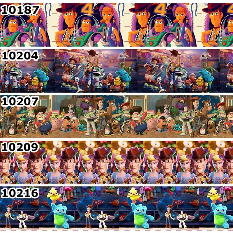 10 ярдов-разные размеры-фантастические Мультяшные персонажи Стиль Напечатанные