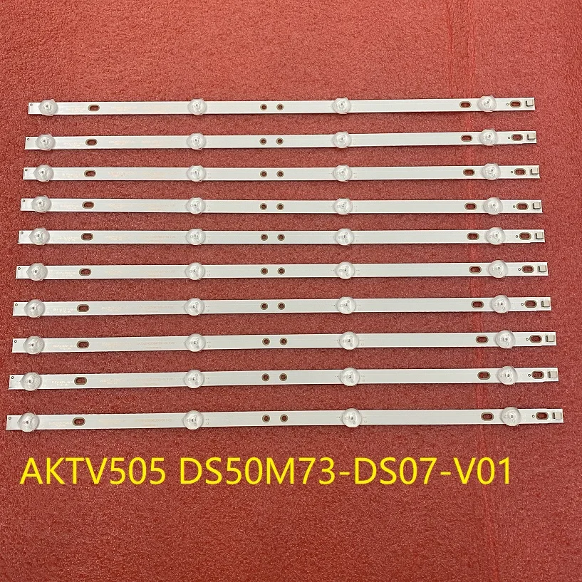 50 шт./лот светодиодная Подсветка полосы для акаи AKTV505 TI4910DLEDDS C50ANSMT-4K DS50M73-DS07-V01 DSBL-WG
