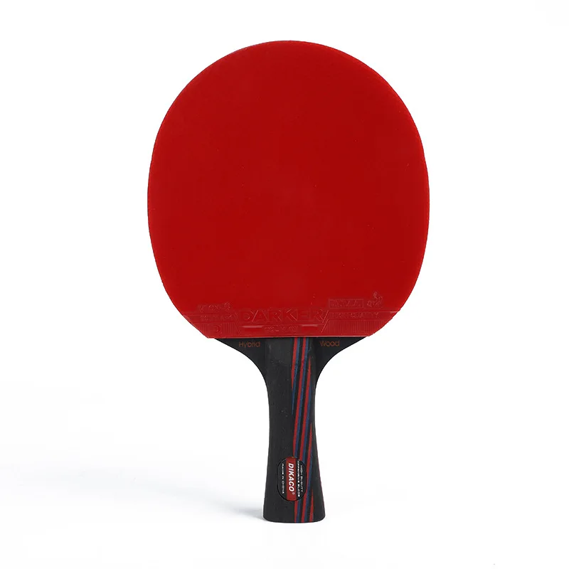 

Hybrid Wood Professional Offensive Competition Super Table Tennis Racket Double Face Pimples-in Blue Rubber Ping Pong Racket T