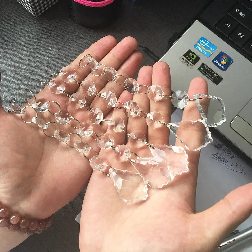 5 шт. длинная люстра стеклянная хрустальная лампа призма Подвеска 16 см/6 дюймов