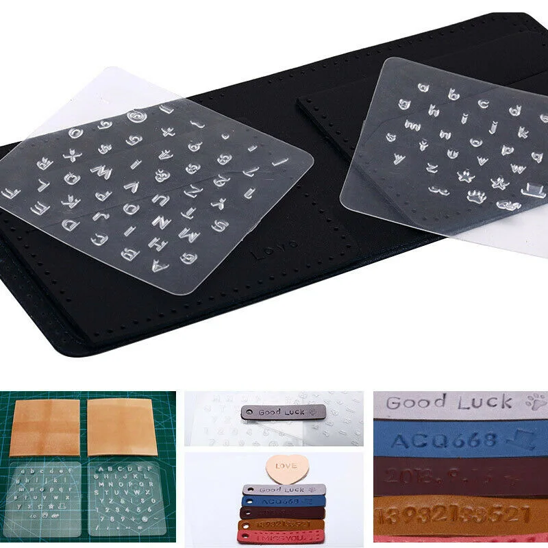 Вырезка кожа печать буквы Алфавит Номер логотип штамп ручной работы Запчасти для