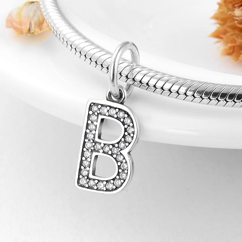 Подходит для тонкой талисманы Серебро 925 оригинальный браслет реальная