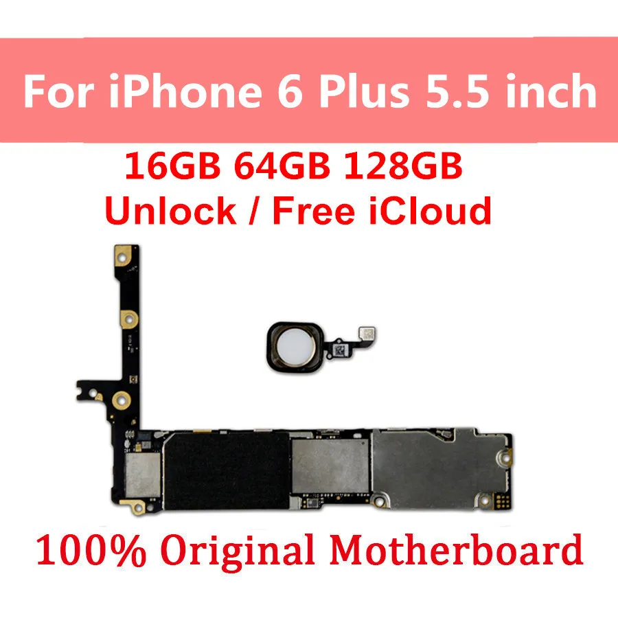 100% Оригинальный разблокированный Бесплатный ICloud 16 Гб 64 128 ГБ для Iphone 6 Plus 5 дюймов