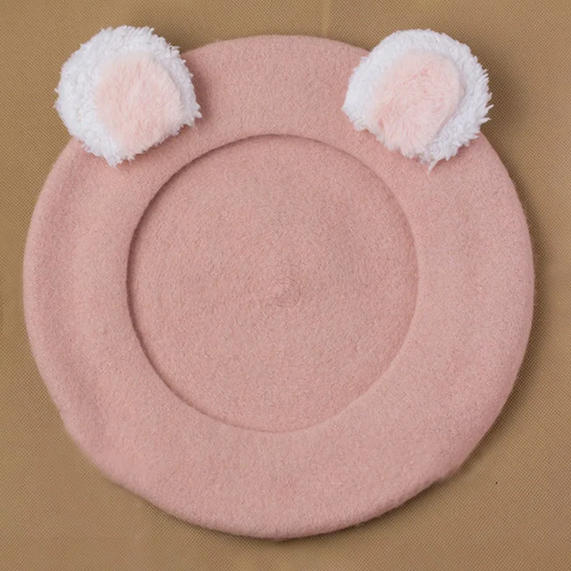 Шапки в японском стиле с милым медведем &quotЛолита&quot для девушек Женский