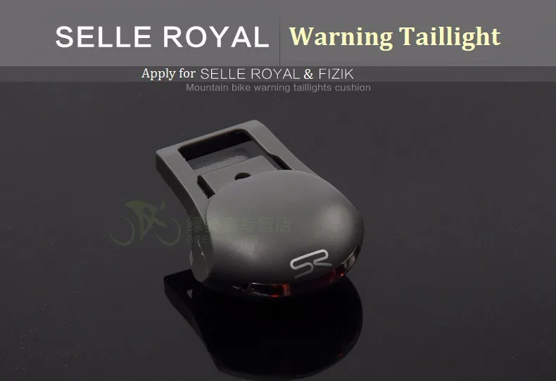 SELLE ROYAL MTB Saddle Light Bicycle Safety Rear Light SR Road Bike Warning Saddle Taillight Cycling LED Blinking Flashing Lamp