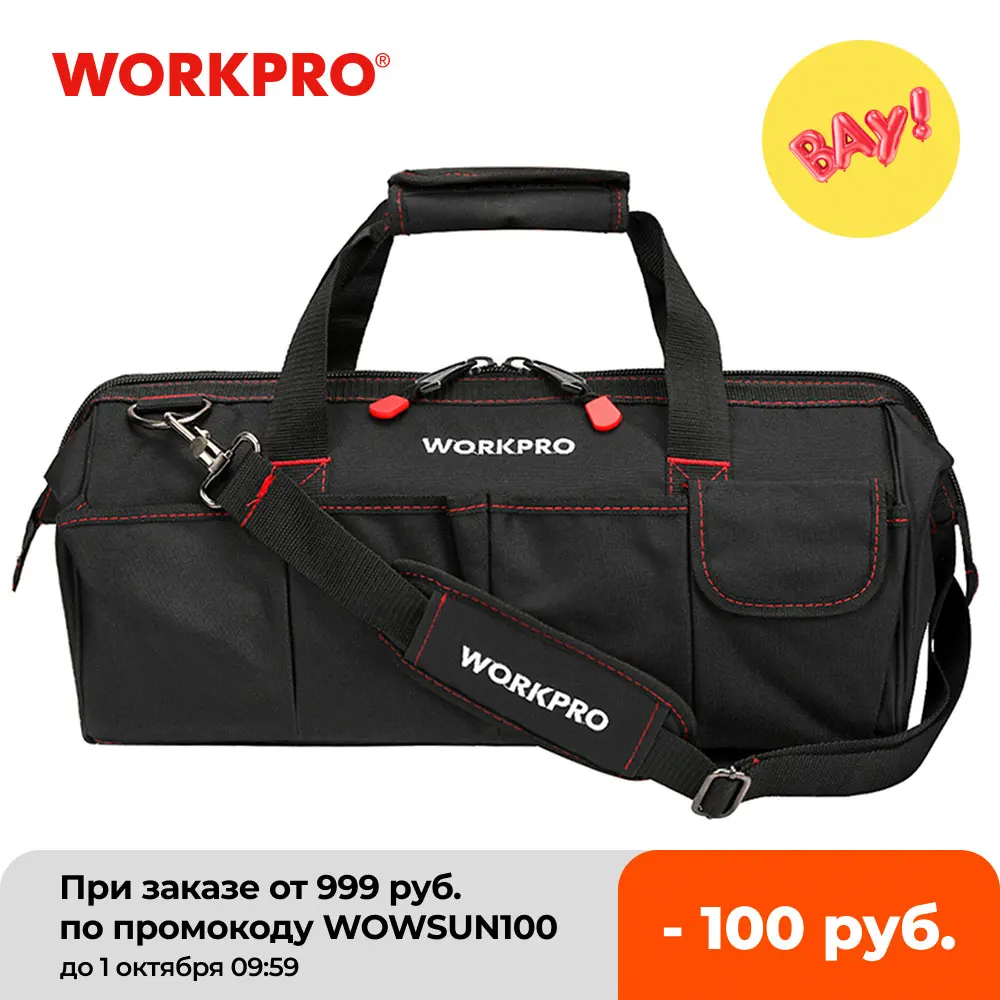 WORKPRO сумка для инструментов, Портативная водонепроницаемая сумка для хранения инструментов | Инструменты | АлиЭкспресс
