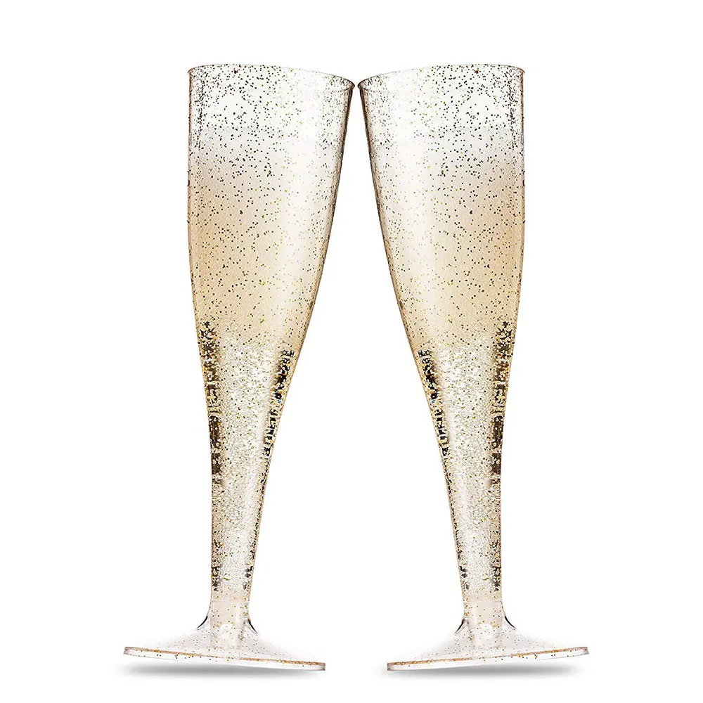 Одноразовые пластиковые бокалы для красного вина 5 шт./компл. свадебные