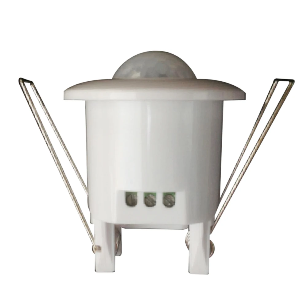 Мини 12 В 220 В Led pir датчик движения переключатель 140/360 градусов Регулируемая безопасность Потолочный PIR инфракрасный датчик движения тела переключатель