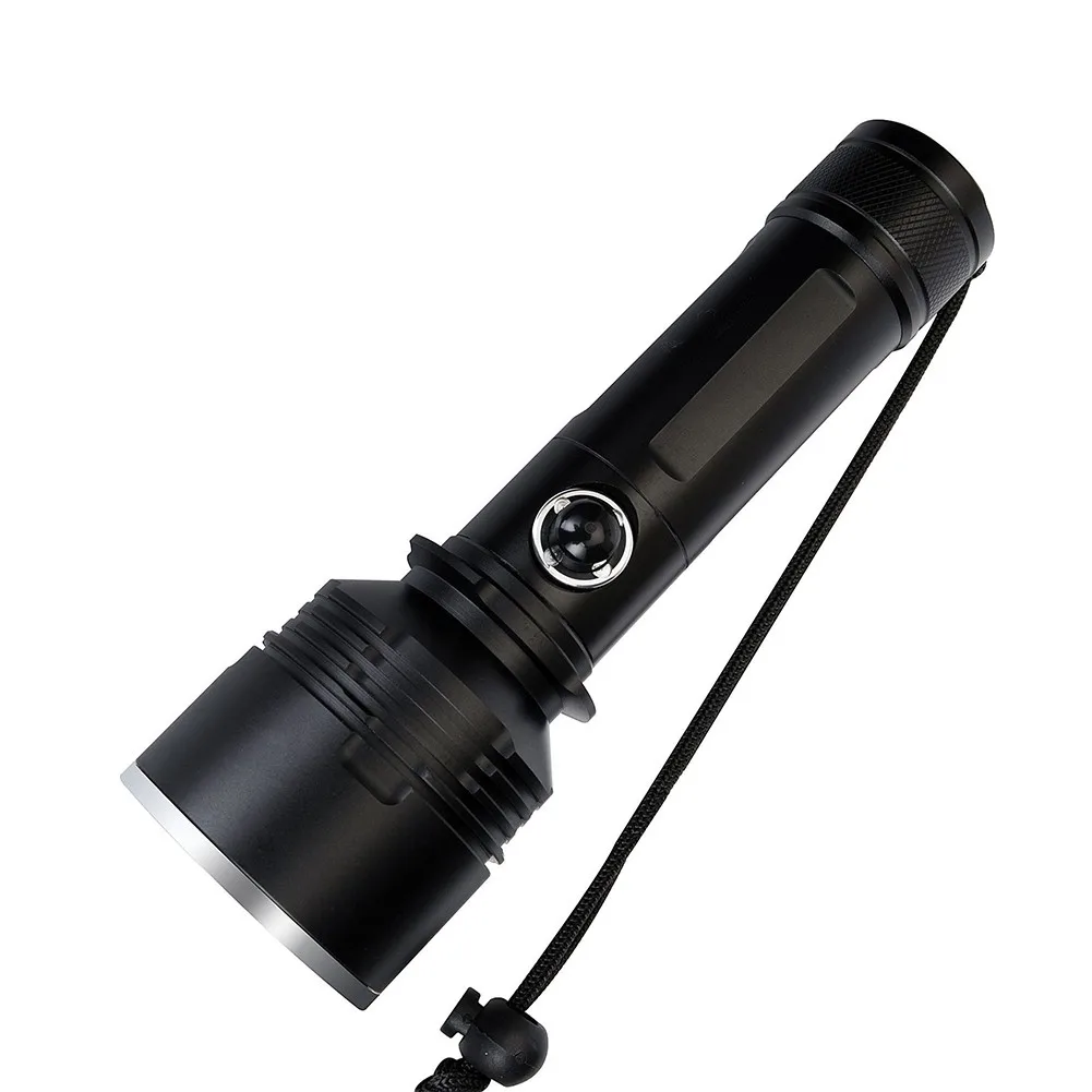 

Professional Diving Flash Light 300M XHP70 Fixed Focus IPX8 Waterproof Super Bright XHP70 LED Flashlight Aluminum Diving Torch