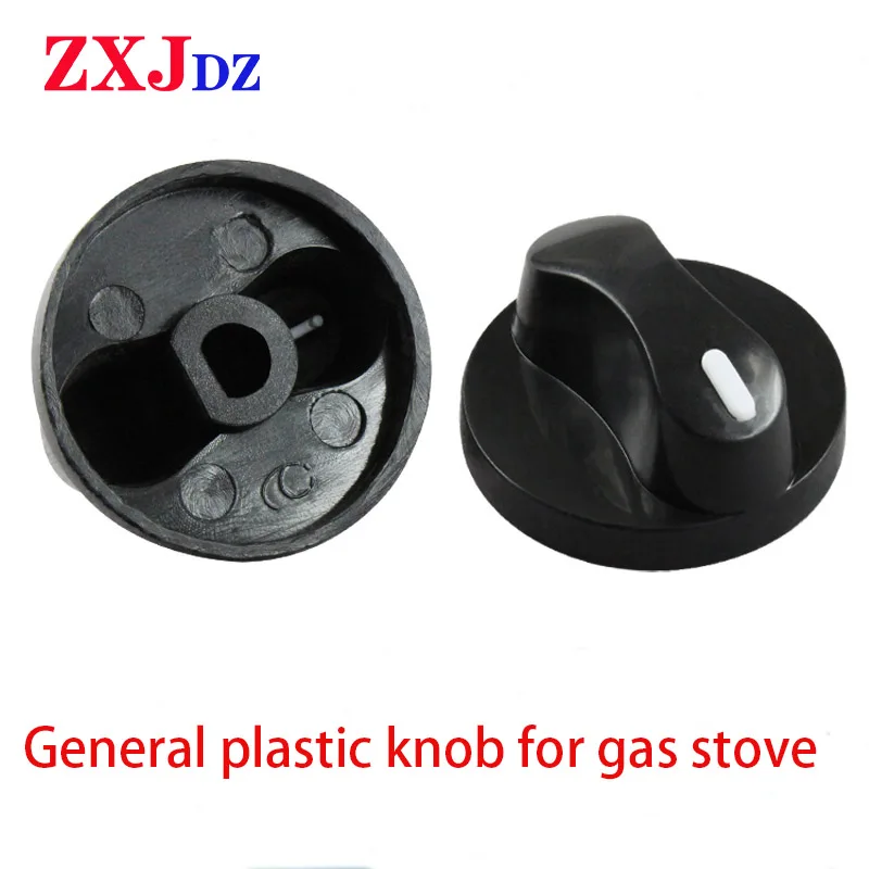 2pcs gas gas stove ignition switch plastic knob aperture 8mm knob stove accessories universal anti-zero degree