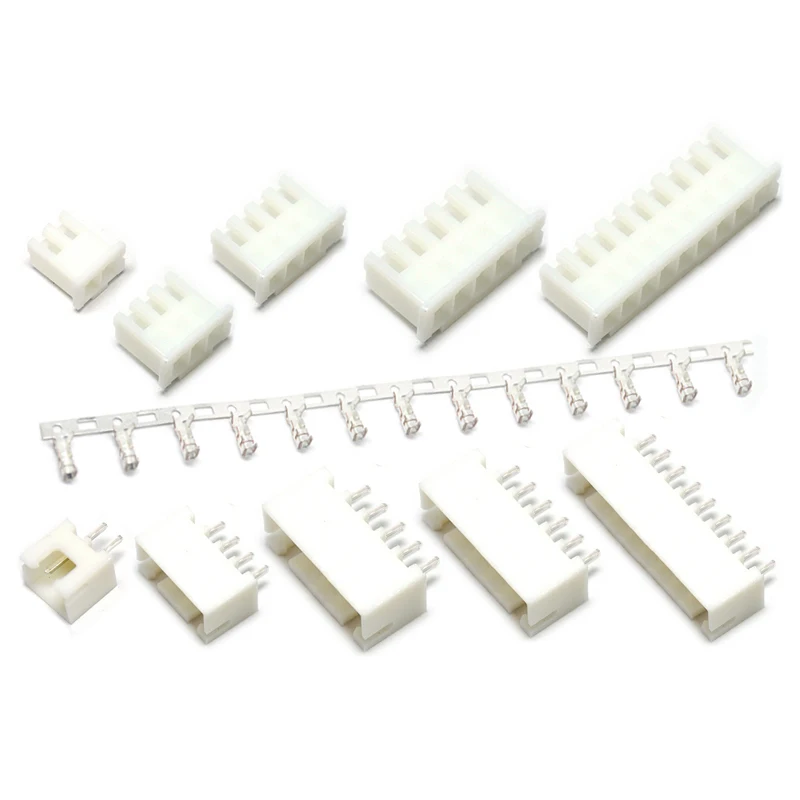 

10set XH2.54MM connector connector plug + straight pin socket + terminal block 2p 3P 4P 5P 6P 7P 8P 9P 10P 11P / 20P curved pin