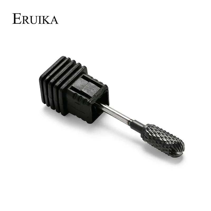 NO4 ERUIKA 9 тип твердосплавное сверло для ногтей черное титановое покрытие машина для маникюрного аппарата аксессуары фреза инструменты для ногтей - Цвет: NO4
