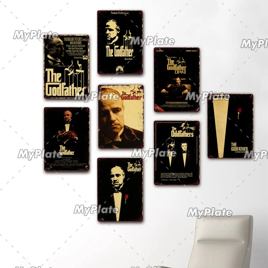 Металлический знак из фильма винтажная фототабличка Настенный декор для бара