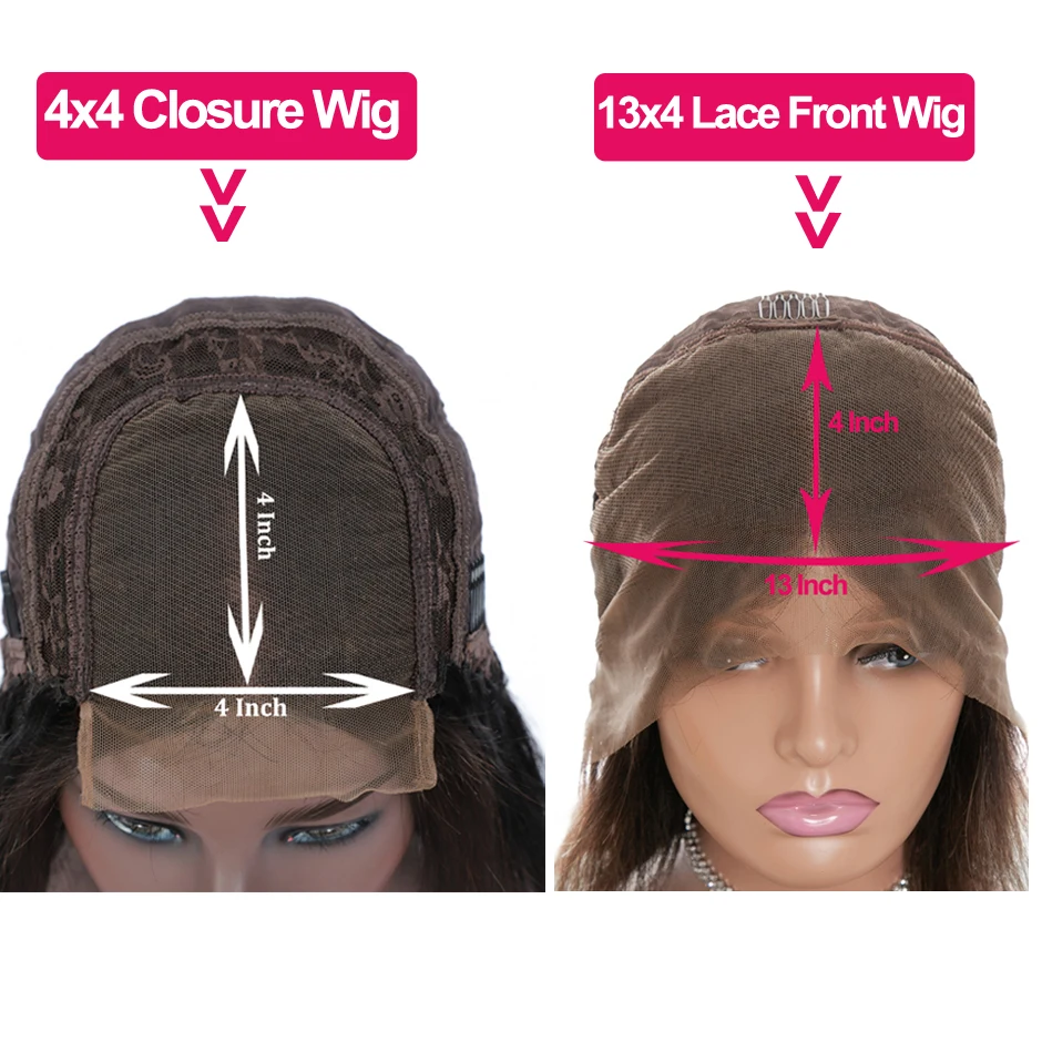 Парик с прямыми волосами Бразильские короткие волосы естественный цвет 150% D |