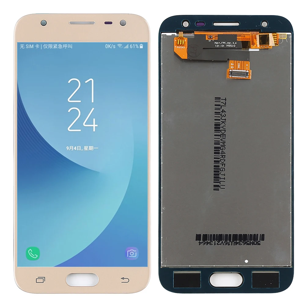 J330 ЖК-для samsung Galaxy J3 J330 J330F J330G ЖК-дисплей с сенсорным экраном дигитайзер для samsung J3 экран золото