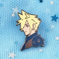 final fantasy vii cloud strife hard enamel pin game character medal brooch anime fans unique jewelry gift