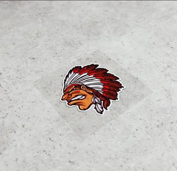 Светоотражающая индийская наклейка на голову Переводные картинки для