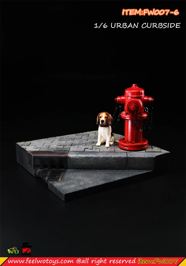 FEELWOTOYS 1/6 1/12 FW007 городской уличный сцена для фигурки DIY|Игровые и трансформеры| |