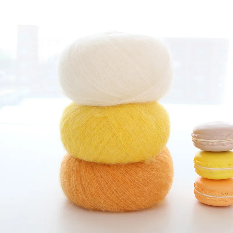 31 цвет 25 г/шар Ангола любовные чувства тонкий мохер шерсть пряжа плюш тонкая