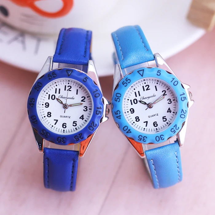 

new style famous brand children boys girls cute colorful dial digital quartz watches students little kids toy electric watches