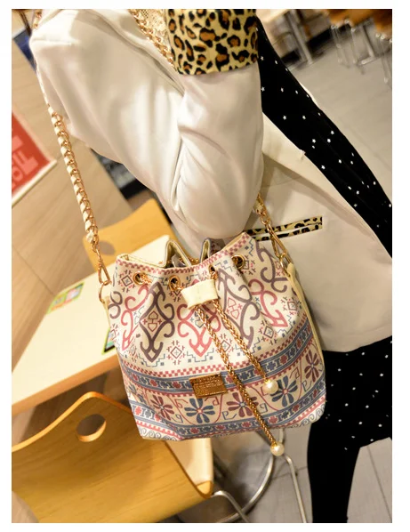 Сумка YLWHJJ для женщин 2019 г. в богемном стиле Холщовая Сумка-мешок на шнурке с