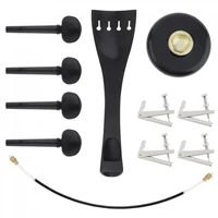 11 in 1 set universal cello accessories kits units professional ebony musical intruments violoncello parts assembly component